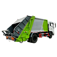 Camion à ordures compacteur Dongfeng Kinland 12CBM à benne arrière, poids total autorisé 16200 kg, véhicule d'assainissement pour déchets municipaux