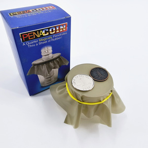 G0725 Pièce de monnaie légendaire 'Black Hole' traversant un film mince pour atterrir dans la tasse, Pièce de monnaie KingMagic, Accessoires de magie, Vente en gros du fabricant - Product Image 1