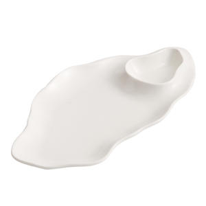 Assiette en céramique moderne personnalisée <span class=keywords><strong>Cuisine</strong></span> artistique raffinée pour les fêtes de restaurant Hôtel <span class=keywords><strong>Internet</strong></span> Célébré Froid - Product Image 5