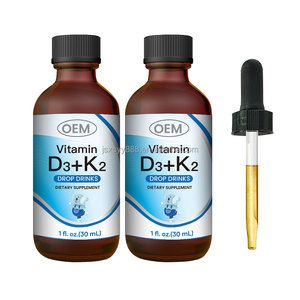 Vendita calda vitamina D3 K2 gocce liquide vitamine essenziali per bambini supplemento D3 K2 vitamina 5000 IU gocce liquide per le ossa forti - Product Image 3