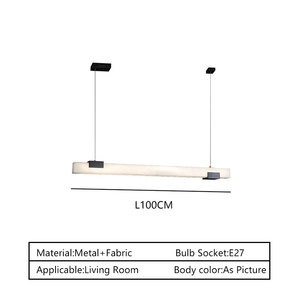 <span class=keywords><strong>Suspension</strong></span> linéaire moderne en albâtre, lampe LED de luxe en pierre pour salle à manger <span class=keywords><strong>et</strong></span> îlot de <span class=keywords><strong>cuisine</strong></span> - Product Image 2