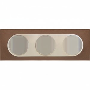 Interrupteurs muraux COMETE 3-Gang Future Plate Design - Product Image 1