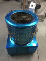 Plumeuse à poulet chinoise, petite plumeuse à volaille/machine à plumer les poulets avec capacité de 6 à 7 poulets