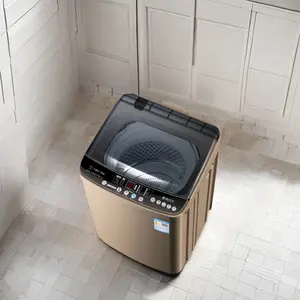 9kg diskon besar penutup plastik bak tunggal ember dalam dapat dicuci pakaian besar mesin cuci kuat