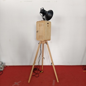 Photomaton portable multifonctionnel en bois massif, design vintage, écran tactile, impression instantanée DSLR, prix <span class=keywords><strong>de</strong></span> gros - Product Image 5