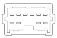 Interruptor Regulador de Ventanilla Izquierda de 10 Pines OEM CW734687 para Camión Pesado MITSUBISHI, Piezas de Repuesto para Cabina
