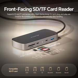 Base de Conexión PULWTOP para <span class=keywords><strong>MacBook</strong></span> <span class=keywords><strong>Pro</strong></span> con Doble Monitor, 2 Puertos HDMI, PD, Ethernet, USB A/C 10Gbps para <span class=keywords><strong>MacBook</strong></span> <span class=keywords><strong>Pro</strong></span>/Air M5/M4/M3 <span class=keywords><strong>Pro</strong></span> y Max - Product Image 4