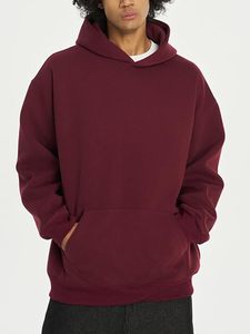 Sudadera Corta Personalizada OEM para Hombre |   Camiseta Oversize de Algodón 100% GMS de Alto Gramaje, Corte Cuadrado, Sin Cordón - Product Image 6