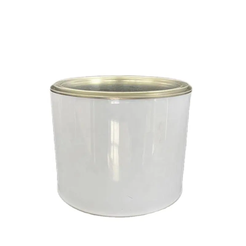 2,5 litros lata do metal com a lata personalizada tampa da alavanca lata para o empacotamento da pintura