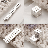 Outil de nail art, aimant métallique super puissant effet œil de chat avec 27 aimants cubiques détachables pour vernis gel œil de chat, outils de manucure
