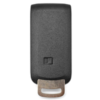 Carcasa Universal de 3 Botones para Llave Inteligente de Coche, Cubierta de Llave sin Cortar, Control Remoto de Entrada sin Llave, Funda para Llave de Coche