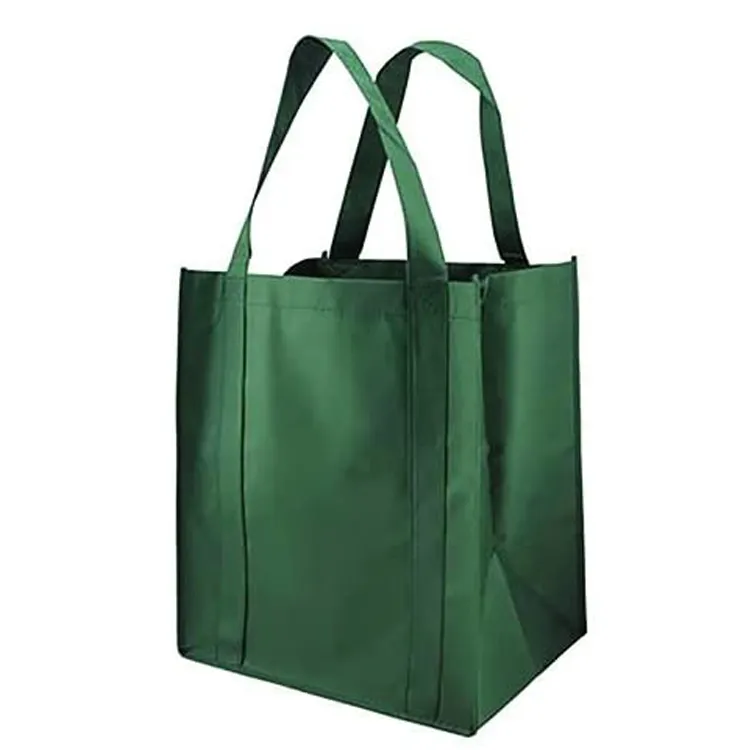Free Sample Recycle PP Laminated Strong Ecological Eco Grocery Tote Carry Big Reusable Supermarket Shopping Non Woven Bag
