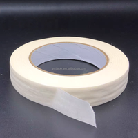 Ruban de masquage simple face blanc de 10mm autocollant adhésif acrylique résistant à l'eau colle en caoutchouc à faible bruit pour l'utilisation d'avertissement ruban de papier
