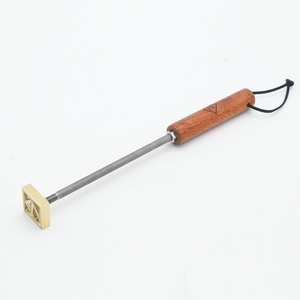 Poinçon de marquage à chaud personnalisé pour gâteaux et burgers, 3 cm, motif dessin animé, en laiton, pour la fabrication de gâteaux de mariage et de pain - Product Image 4