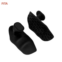 Gants de musculation antidérapants en silicone à demi-doigts pour haltères, tractions, haltères, protection des mains, protège-paume