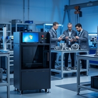 Impresora 3D SLA de Alta Precisión de 450 mm, Punto Láser de 0.08 a 0.8 mm, Diseño de Marco de Granito Rígido