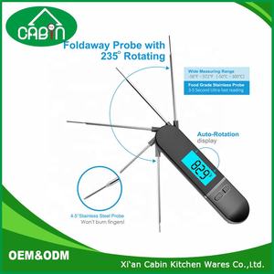 Thermomètre à viande à affichage rotatif automatique, étanche et à lecture instantanée numérique, meilleure vente 2019 - Product Image 5