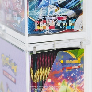 Venta al por mayor de fábrica de acrílico, paquetes de recolección de tarjetas, caja de refuerzo de Pokémon transparente, solo para exhibición - Product Image 6