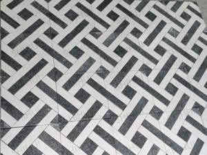 SH STONE aiguisé savane blanc calcaire frêne noir granit chevrons parquet marbre mosaïque <span class=keywords><strong>piscine</strong></span> carrelage salle de bain <span class=keywords><strong>fond</strong></span> mur barre - Product Image 2