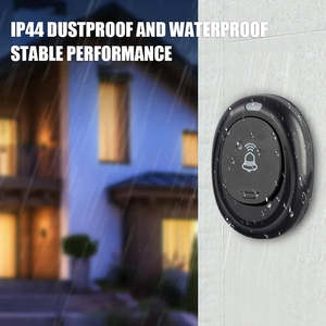 กริ่งไร้สายสำหรับใช้ในบ้าน AG-8530G(AC) กันน้ำ AC UK AU เสียบรีโมทคอนโทรลไร้สาย - Product Image 5