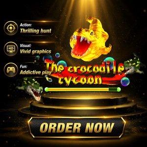 Machine de tir d'arcade Crocodile Tycoon, borne de <span class=keywords><strong>jeu</strong></span> à monnayeur en PVC pour salles de jeux et centres d'amusement, pour les 8 ans et plus - Product Image 6