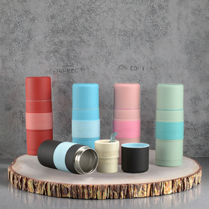 แก้วน้ำสแตนเลสสุญญากาศสองชั้น ขนาด 500 มล. 750 มล. ดีไซน์ทันสมัย รับผลิตตามสั่ง พร้อมฝาปิด โลโก้คลาสสิก สำหรับงานรับปริญญา เก็บอุณหภูมิได้นาน 12-24 ชั่วโมง - Product Image 2