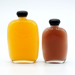 Charming Aesthetic Mushroom-Shaped Flat Liquor Bottle <strong>with</strong> Twist off Metal Cap for Home Cold Brewing <strong>Whiskey</strong> - Product Image 3