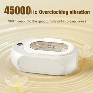 Nettoyeur ultrasonique UV 600 ml pour bijoux et lunettes, 45 kHz avec source d'alimentation électrique UVC, temps de nettoyage réglable 600 s - Product Image 6