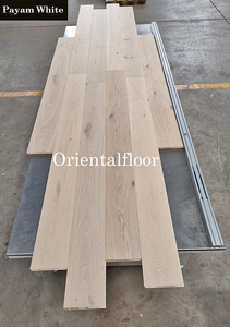 พื้นไม้เนื้อแข็งกว้างพิเศษสำหรับบ้าน7.5 "ถึง12" พื้นไม้โอ๊คสีขาวเกรดยุโรปและตัวละครวิศวกรรม - Product Image 5