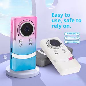 Outil de polissage des ongles professionnel portable avec moteur sans balais de 45 000 tours, nouvelle <span class=keywords><strong>ponceuse</strong></span> à ongles à alimentation électrique avec base en plastique - Product Image 2