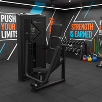 Machine de musculation professionnelle 2026 DFT-F1901 – Presse pectorale verticale réglable en acier, charge à disques 100 kg, pour musculation des jambes