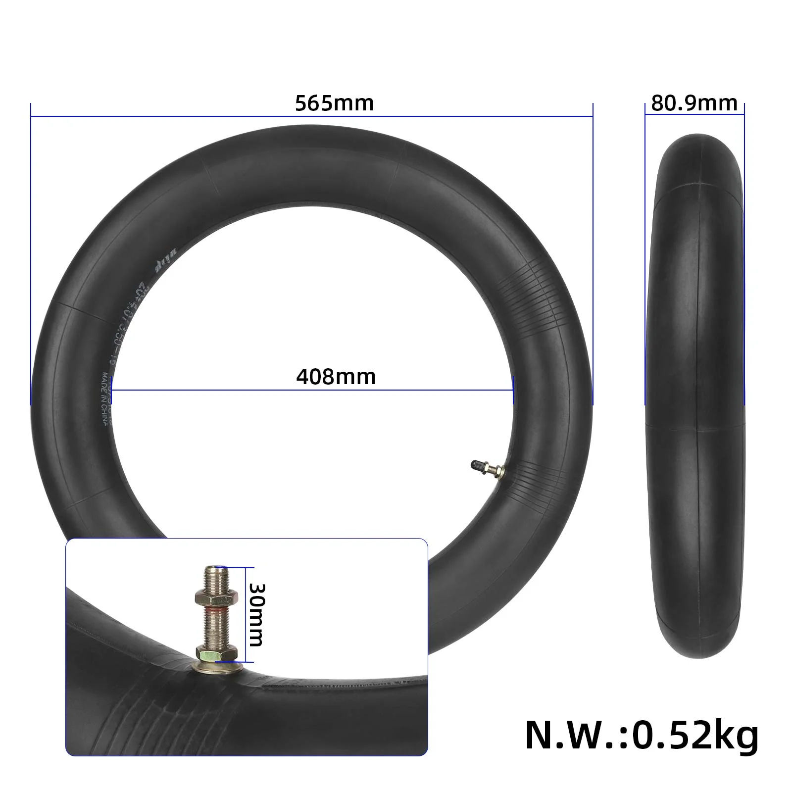 20*4.0/3.50-16 inner tube
