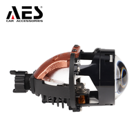 2.5 "tricolore TURBO-SE Biled moto phare trois couleurs 55W universel voiture lumière projecteur bleu lentille 6000K/4300K/3000K