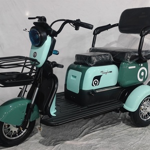 รถสามล้อไฟฟ้า 800 วัตต์ สำหรับใช้ในครัวเรือน สกู๊ตเตอร์ขนาดเล็ก สามที่นั่ง ปรับได้ - Product Image 3