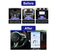 Navegador GPS para Auto de 14.5'' para Ford Mustang 2015-2021, Estéreo para Auto, Unidad Principal Android Auto, Reproductor Multimedia DVD Estilo Tesla, Carplay