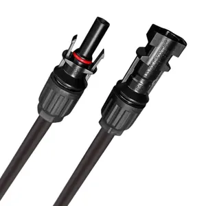 Simple 4t 1000v 30a Ppo Panel Factory Price 4 Dc Solar Connector Cable Assembly For Solar Power System In 1 Pv Wire
