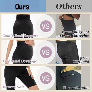 King Mcgreen Star femmes enceintes sport hanche ascenseur pantalons de Yoga <span class=keywords><strong>Fitness</strong></span> Shorts de course soutien du ventre Yoga Shorts - Product Image 6