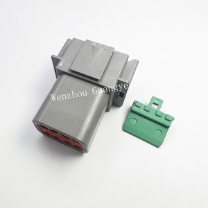 Deutsch DT <span class=keywords><strong>8</strong></span> <span class=keywords><strong>Pin</strong></span> gri erkek ve kadın otomatik su geçirmez elektrik teli konnektör DT04-8P DT06-8S - Product Image 3