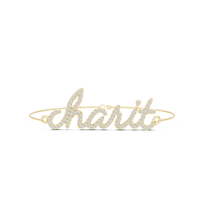 Bracelet élégant en diamant de laboratoire en or, bijoux fins, style designer, accessoire de mode pour occasions spéciales - Product Image 1