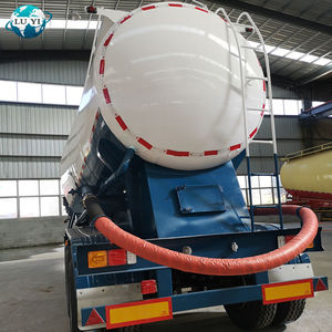 Réservoir de ciment en poudre de banane, 3 axes, Semi-remorque, pour le Transport de aliments d'animaux, g, chine - Product Image 6