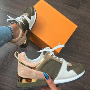 New Fashion Women's Sneakers Leather Thick Bottom Increased Casual Comfortable Sports Shoes womens flats chaussures homme - Product Image 1