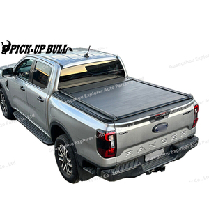 Cubierta Rígida Manual Retráctil e Impermeable de Aleación de <span class=keywords><strong>Aluminio</strong></span> para Batea, con Persiana <span class=keywords><strong>Enrollable</strong></span>, para Camioneta Pickup Ford Ranger T9 - Product Image 2