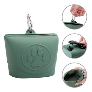 Sac de transport portable en silicone pour l'<span class=keywords><strong>agility</strong></span> canine avec mousqueton, écologique, étanche IP67 et résistant à la chaleur, logo personnalisé - Product Image 1