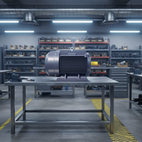 Moteur asynchrone triphasé HGC haute efficacité pour machines générales, 220-440V AC, 1500 tr/min, 50Hz, 1,5kW, efficacité IE1, cadre 32mm