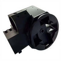 Service professionnel d'usinage CNC 5 axes par électroérosion à fil, fabrication sur mesure de boîtiers rotatifs en aluminium oxydé noir, directement du fabricant, pour l'industrie