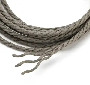 Cordas de papel resistentes do fio de 3mm, 3.5mm 4 mm 3 fios trançados para o tecelamento