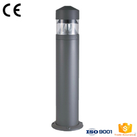 Lampadaires LED en alliage d'aluminium pour extérieur avec angle de faisceau de 360°, télécommande, indice de protection IP65 pour utilisation en jardin