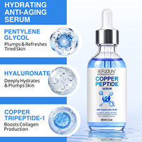 Sérum pour le visage SEFUDUN Private Label, léger, à absorption rapide, au peptide de cuivre bleu GHK-Cu, pour réduire les rides et les ridules
