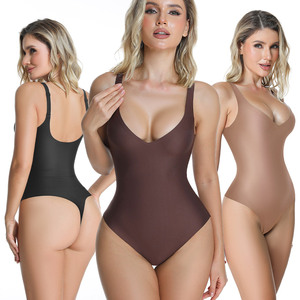 USA Warehouse Shipping Unlined Shaping Thong <strong>Shapewear</strong> <strong>Bodysuit</strong> Backless Snatched Waist Body Shaper <strong>for</strong> <strong>Women</strong> - Product Image 1