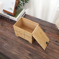 Ataúd Conmemorativo de Madera para Mascotas, Grabado Personalizado, Ataúd de Madera Sólida para Mascotas con Marco para Foto